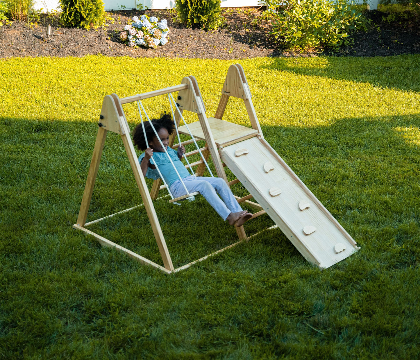 Genévrier - Ensemble de jeu pliable en bois véritable