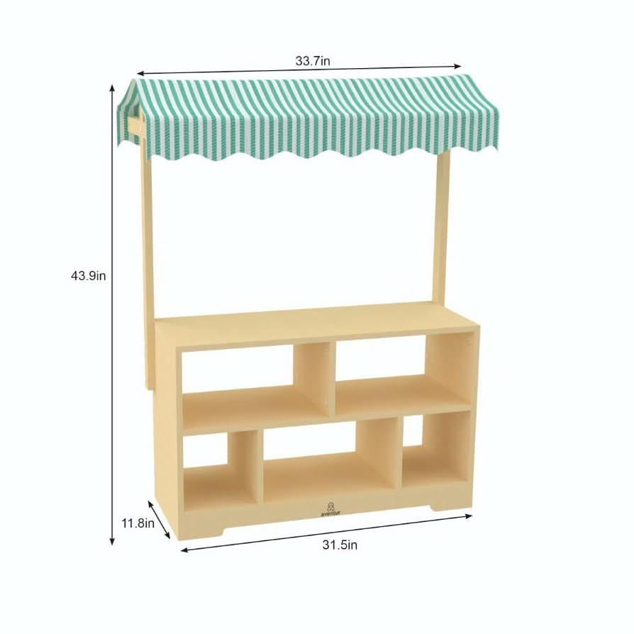 Holly - Wooden Market Shelf and Stand.