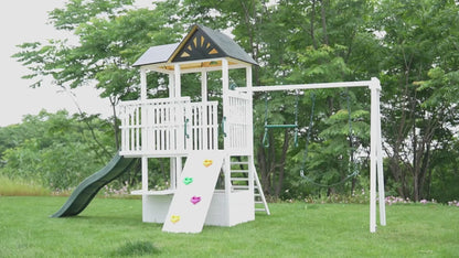 Craftsman - Modern Backyard Outdoor Swing Set