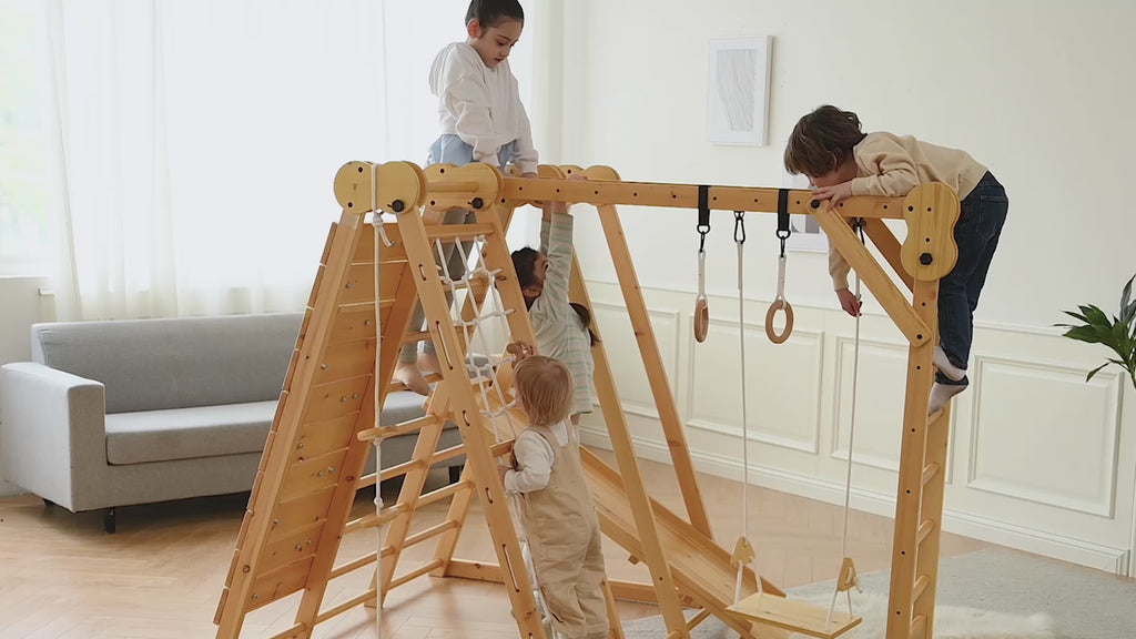 Chestnut | Outdoor & Indoor Foldable Jungle Gym