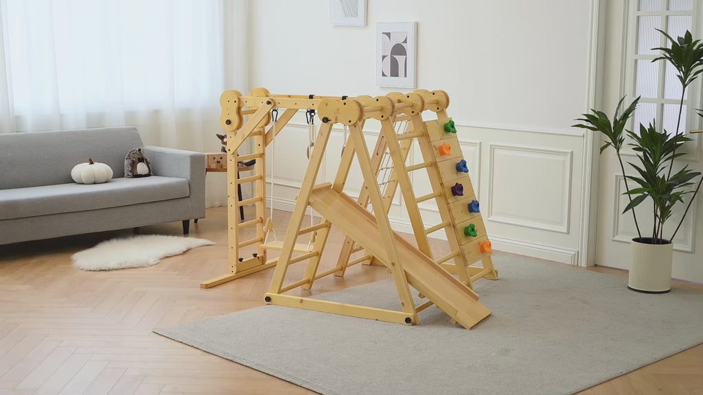 Chestnut | Outdoor & Indoor Foldable Jungle Gym