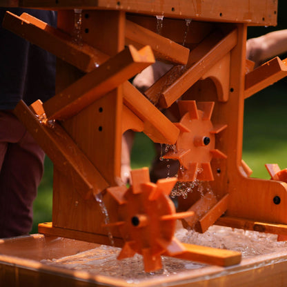 Wassertisch aus Holz für draußen, Spielset für Kleinkinder