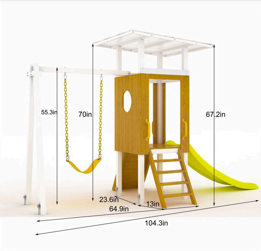 Forest Small - Portique d'extérieur pour tout-petits