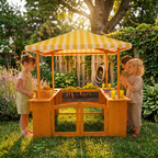Avenlur Sumac Outdoor-Spielmarkt aus Holz, Matschküche &amp; Grillstation