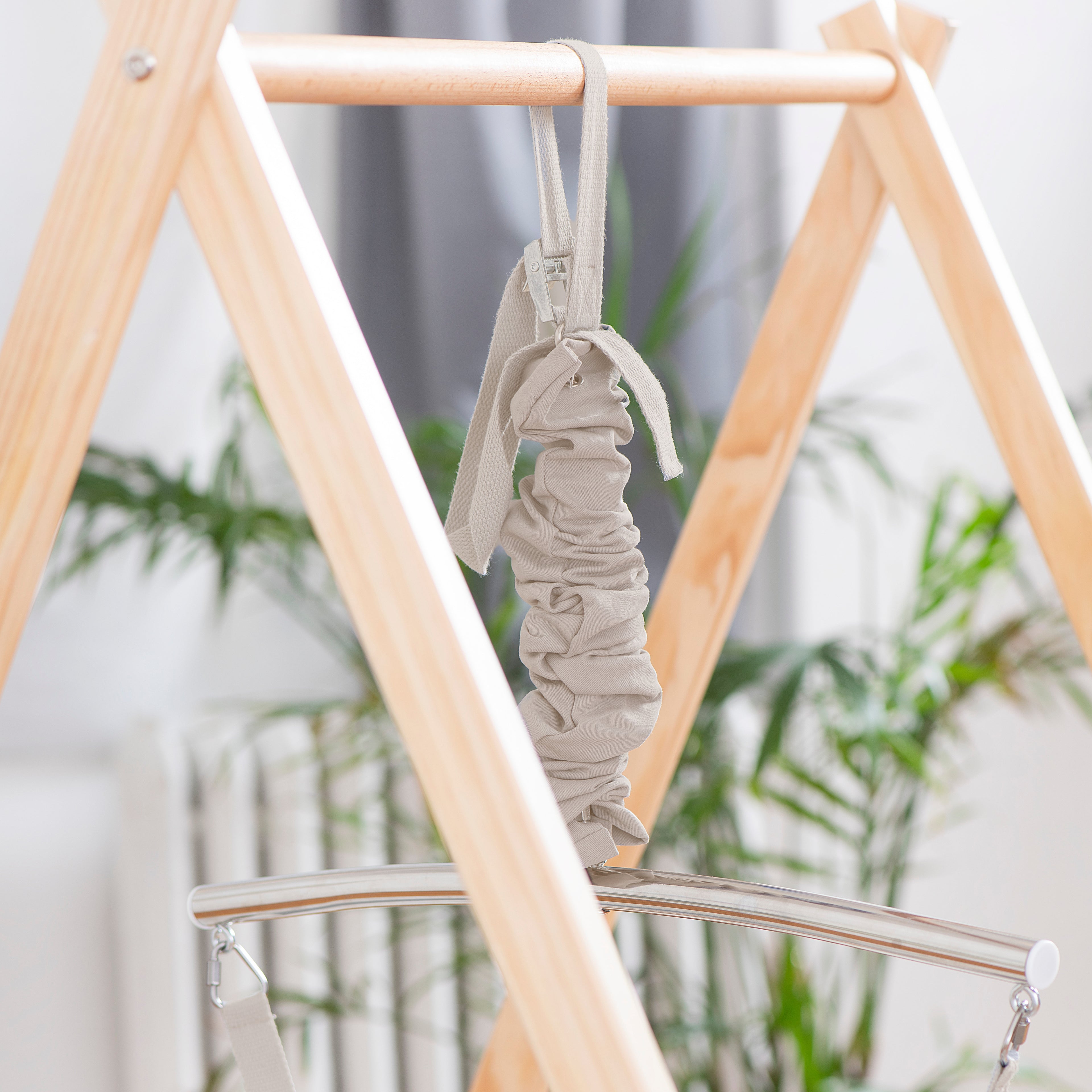 Tulip Foldable Baby Bouncer with Safety Harness | Lightweight & Portable Infant Seat