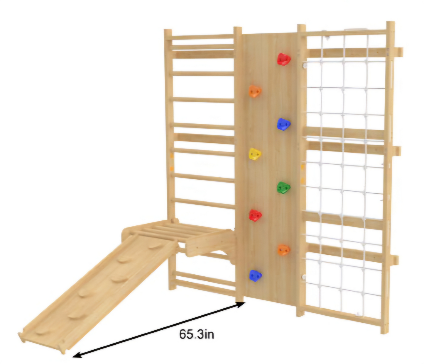 Walnut - Échelle suédoise 9 en 1 pour salle de sport et escalade