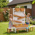 Avenlur Large Wooden Water Table – Multi-Level Sensory Play Station