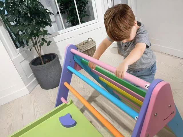 Hazel - Pikler Triangle Ladder & Rocker Set.