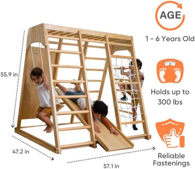 Magnolia-Real Wood 7-in-1 Playset