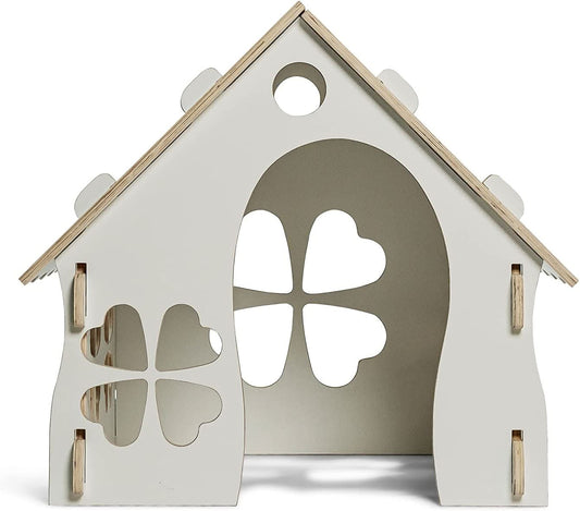 Hickory - Avenlur's White Wooden Play Castle Made from New Zealand Pine, for Children Ages 18 Months to 5 Years 