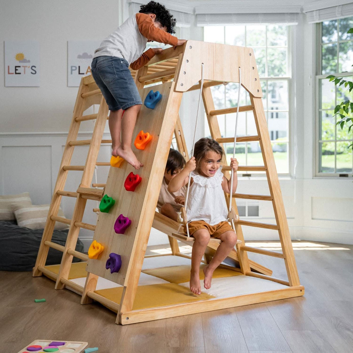 Magnolia-Real Wood 7-in-1 Playset