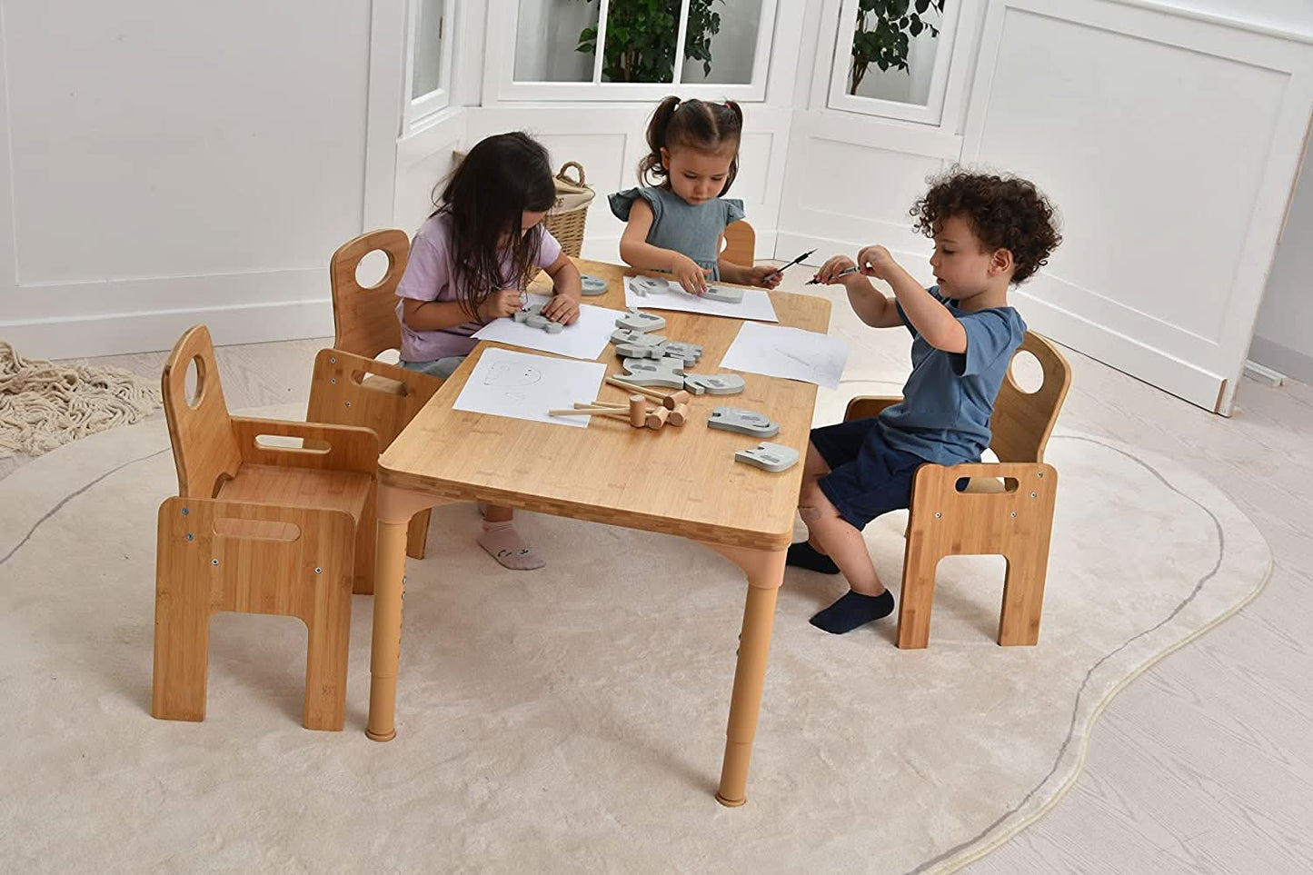 Set of 5 Table and Chair for Toddler