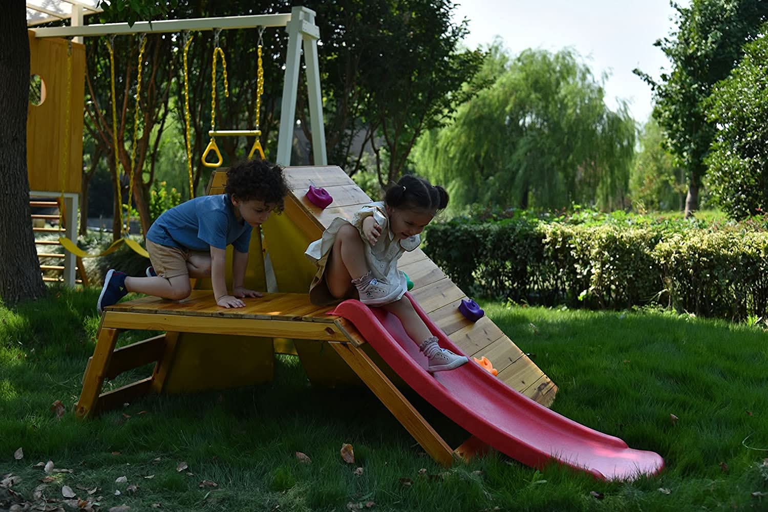 Palm - 5-in-1 Outdoor and Indoor Playground Playset.