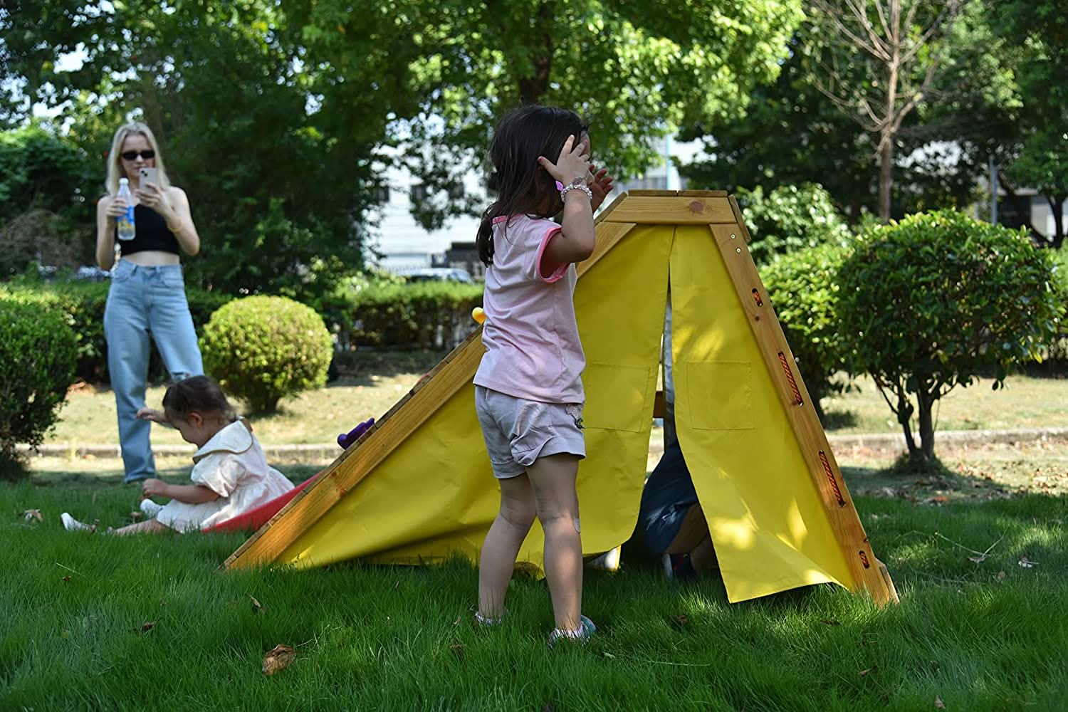 Palm - 5-in-1 Outdoor and Indoor Playground Playset.