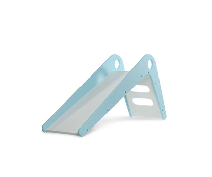 Manuka - Avenlur's Safe and Fun Indoor Toddler Slide in Blue - Side View