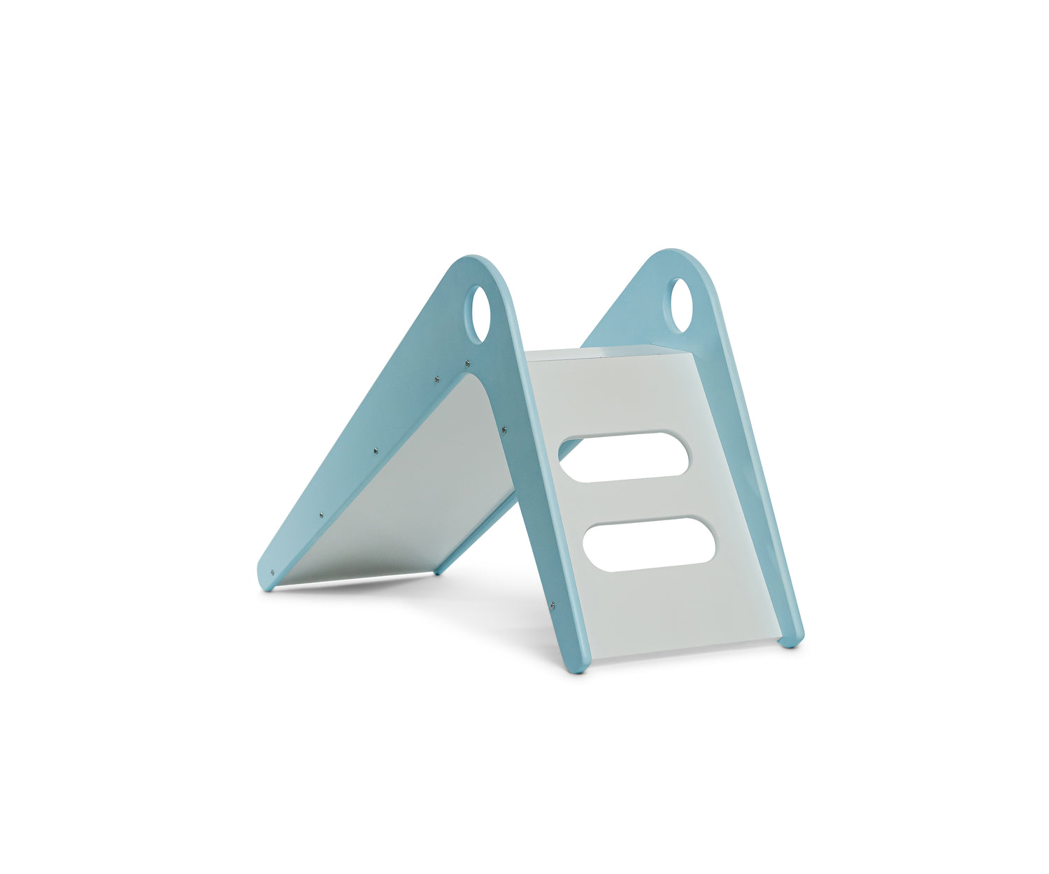 Manuka - Avenlur's Safe and Fun Indoor Toddler Slide in Blue - Rear View