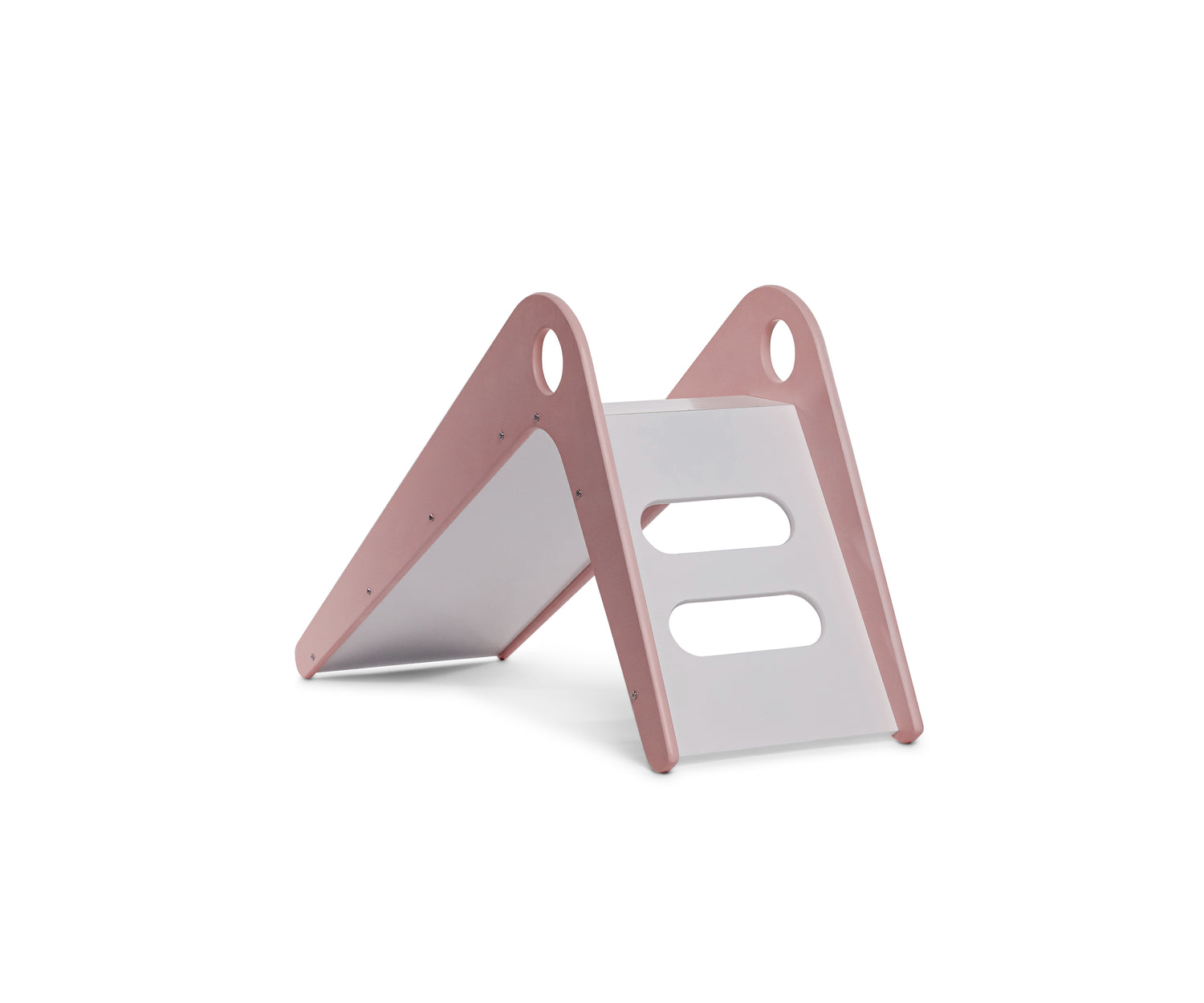 Manuka - Avenlur's Safe and Fun Indoor Toddler Slide in Pink - Rear View