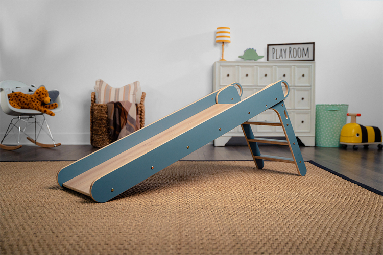 Foldable Slider Holland Wooden Folding Slide for Toddlers & Kids | Avenlur