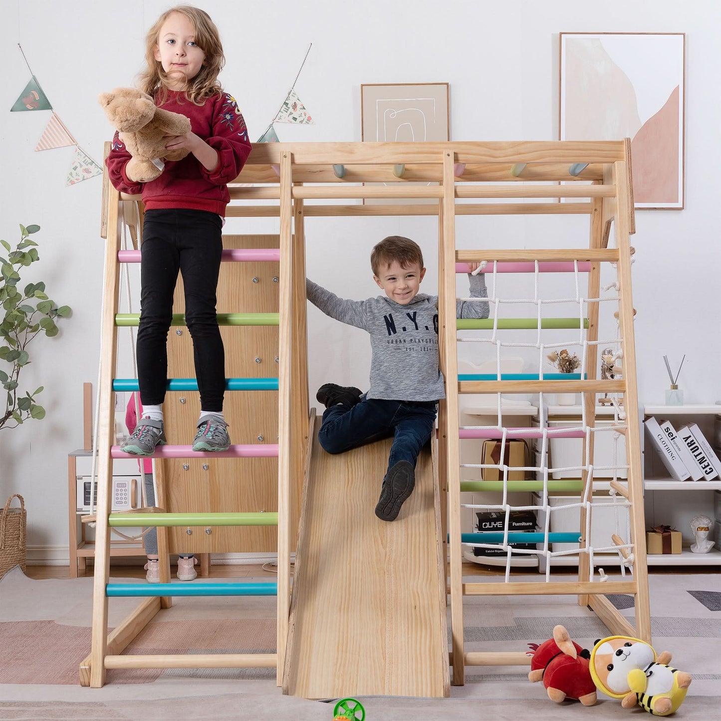 Magnolia - Real Wood 7-in-1 Playset (test).