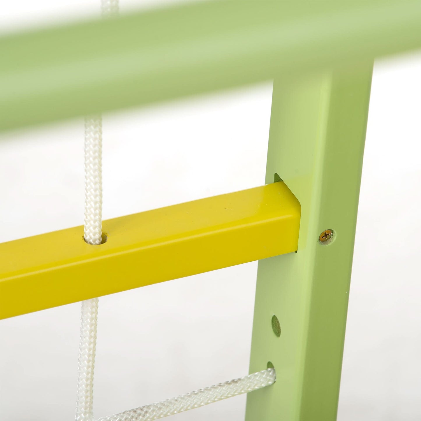 Rope Ladder Close Up Details of Avenlur's Magnolia Real Wood Playset