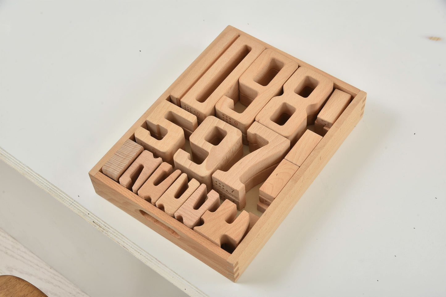 Number Blocks - Montessori Large Wooden Blocks.