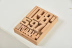 Number Blocks - Montessori Large Wooden Blocks.