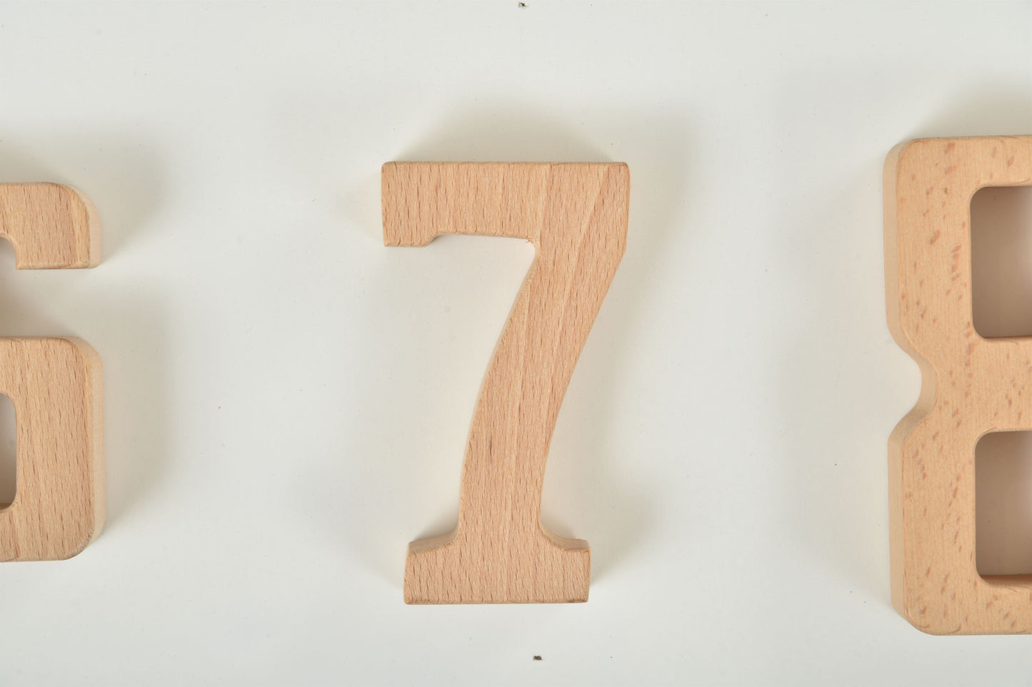 Number Blocks - Montessori Large Wooden Blocks.