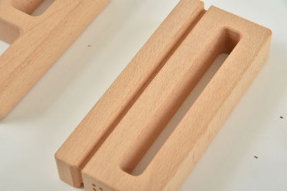 Blocs de nombres - Grands blocs en bois Montessori