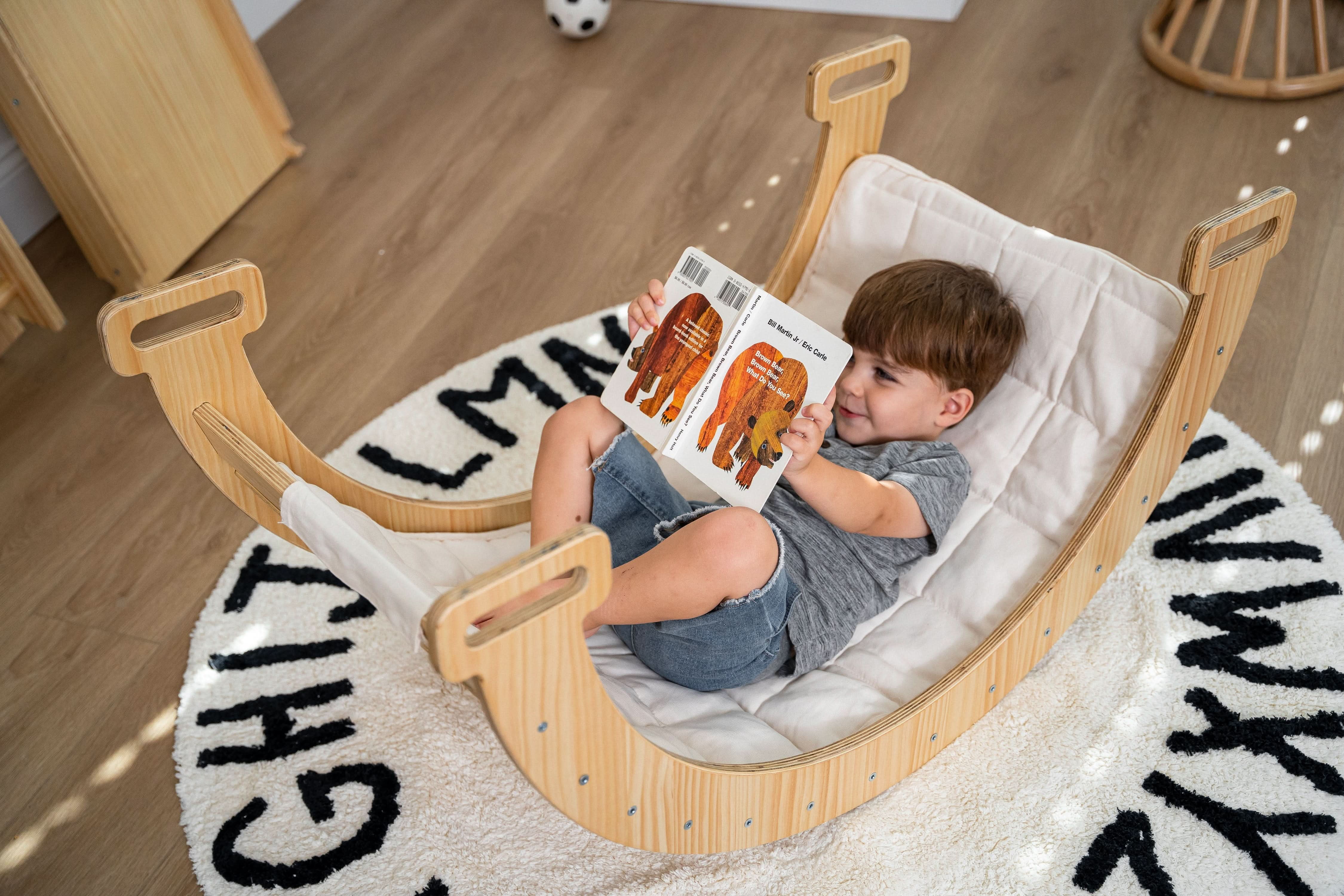 Child rocking 2025 chair cushion