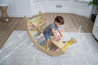 Avenlur Bailis climbing arch solid wood rungs close up