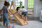 Avenlur Juniper Montessori climber for toddlers in natural wood