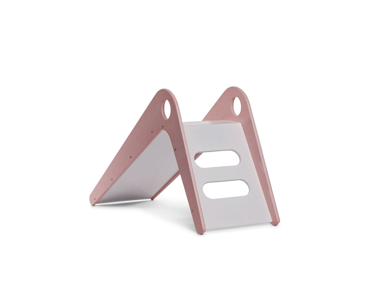 Top platform and safety rails on the Avenlur Manuka toddler slide