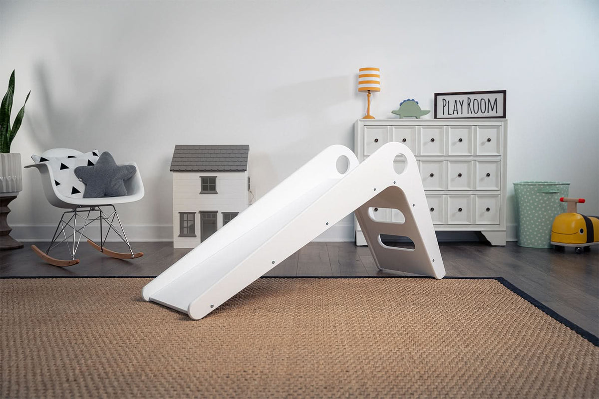 Avenlur Manuka small indoor slide that fits in the living room