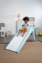 Avenlur Manuka wooden slide for kids in a modern playroom