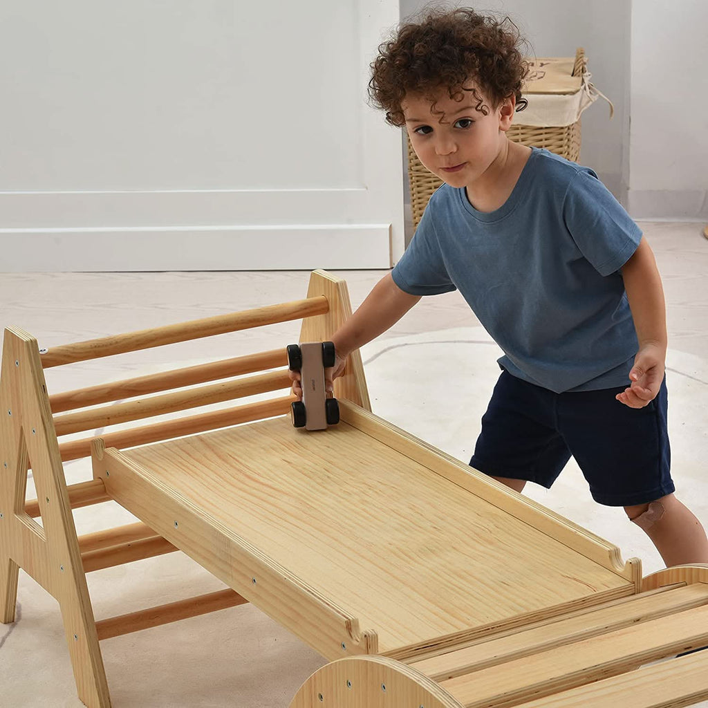 Avenlur Maple Montessori baby climber in a nursery
