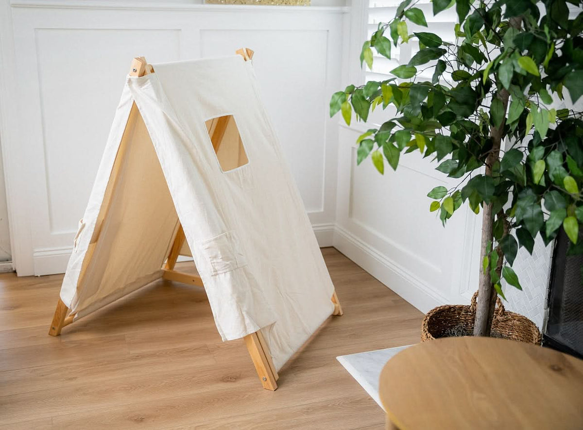 Avenlur tent cover attached to the foldable frame