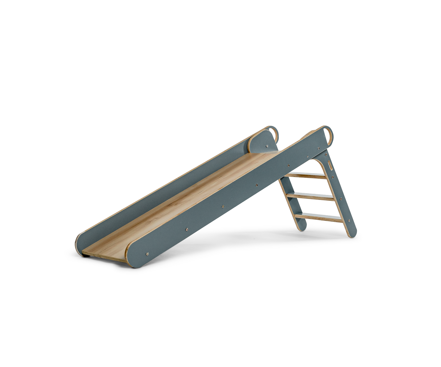 Avenlur's Holland Folding Slide in Grey - Side View