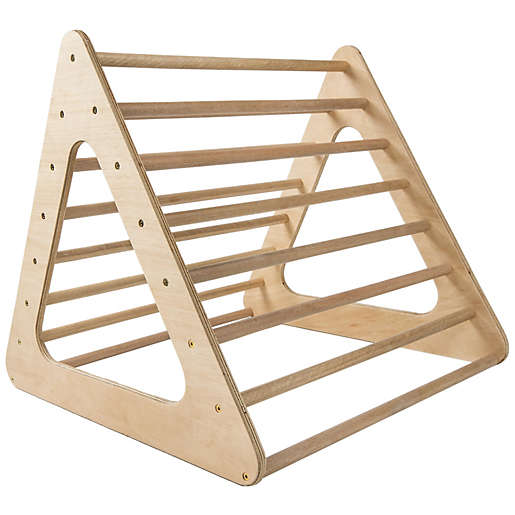 Zumar - Avenlur's Pikler Climbing Triangle With Solid Birch Construction - Side View