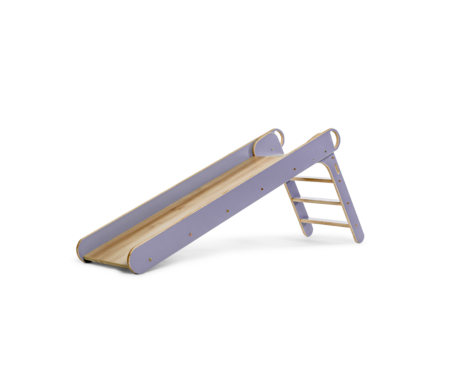 Avenlur's Holland Folding Slide in Purple - Side View