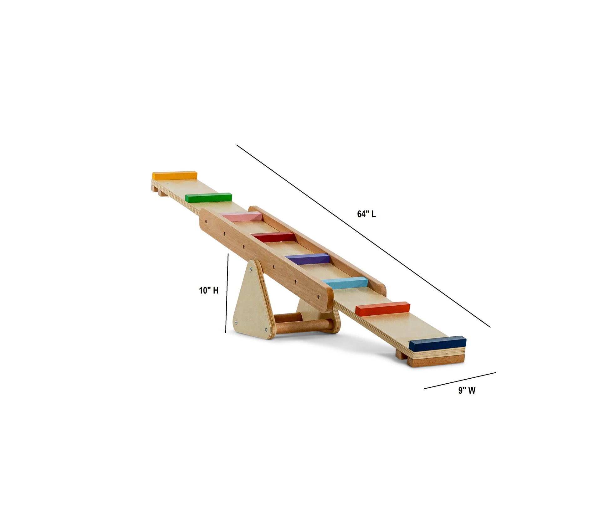 Willow- Rainbow Seesaw and Balance Beam.